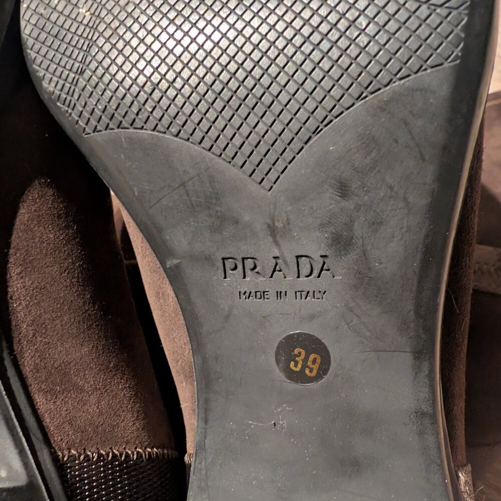 Prada cowboy suede boots - Picture 5 of 7